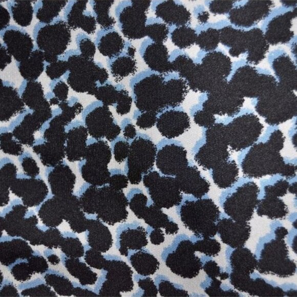 BCBGeneration Blue Animal Print Peplum Dress - Picture 2 of 9